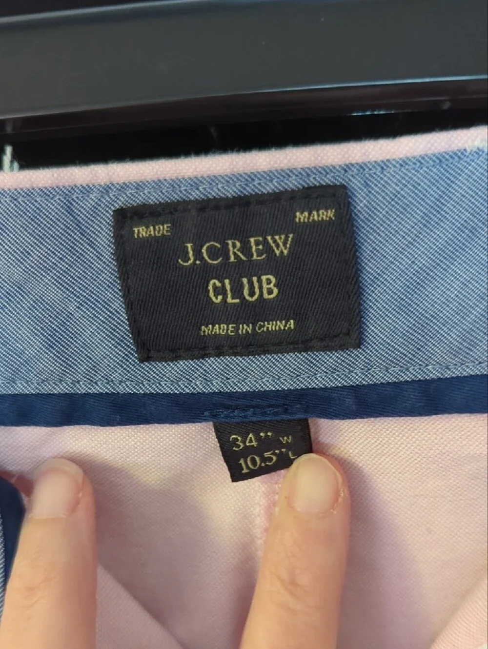 J. Crew Light Pink Chino Shorts